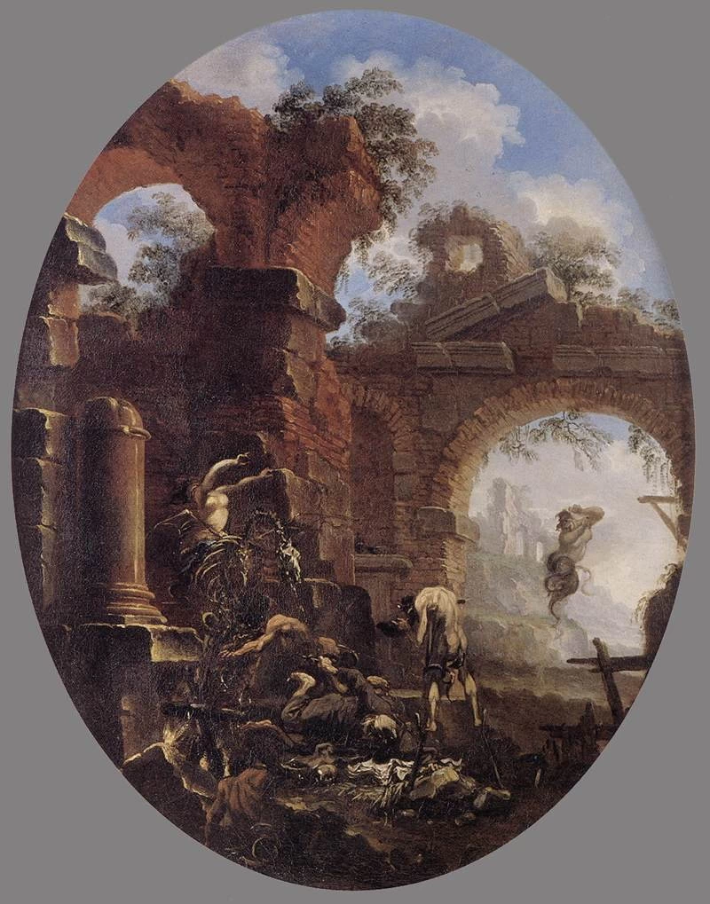 Un frate tentato dai demoni - Galleria Nazionale d'Arte Antica, Roma